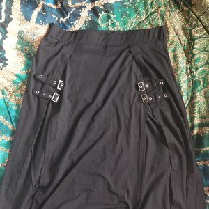 Forest ink m-line buckle maxi skirt